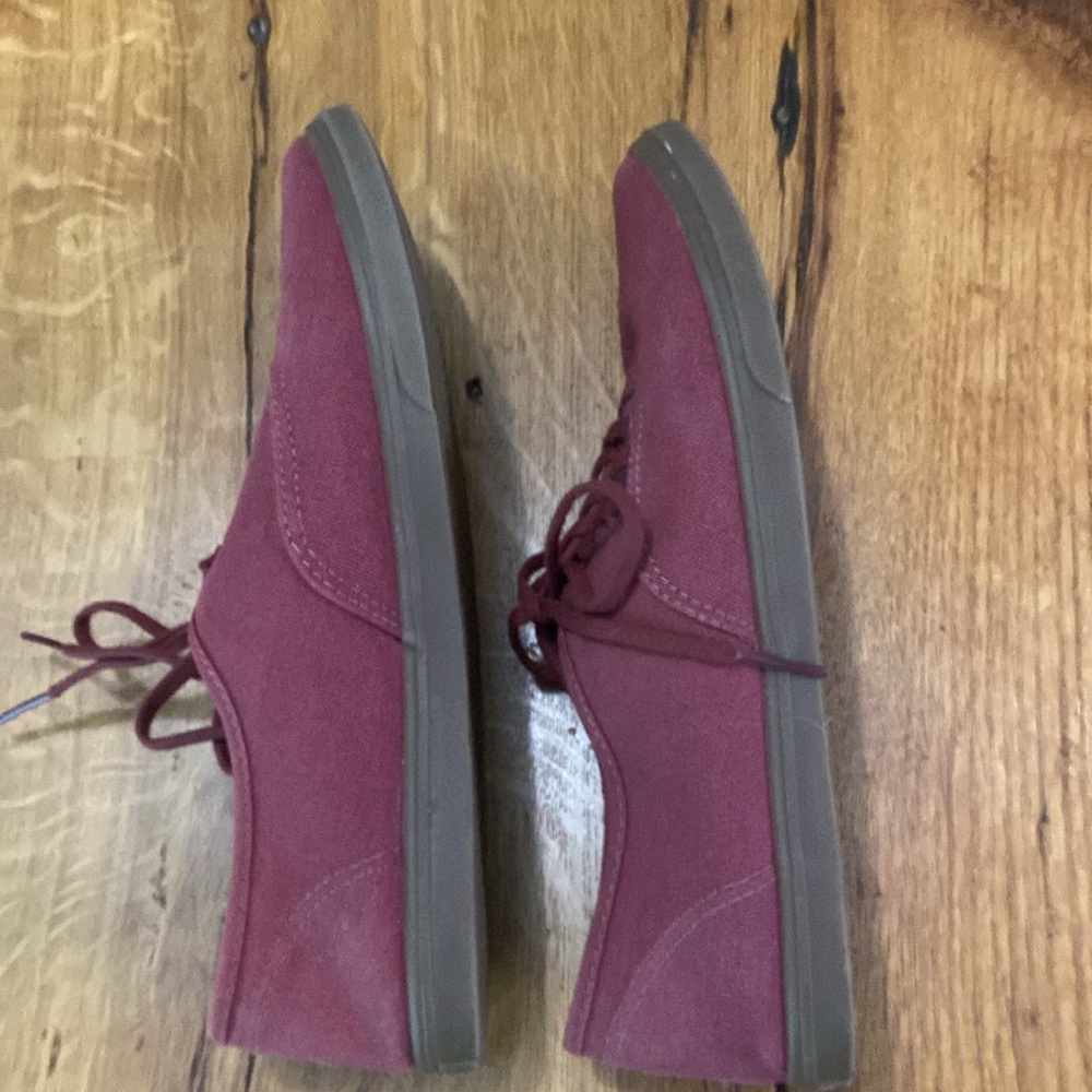 Vans Maroon Canvas Comfortable Lace-Up Shoes, Perfect to Dress Up or Down, Sz 10 - Picture 5 of 9